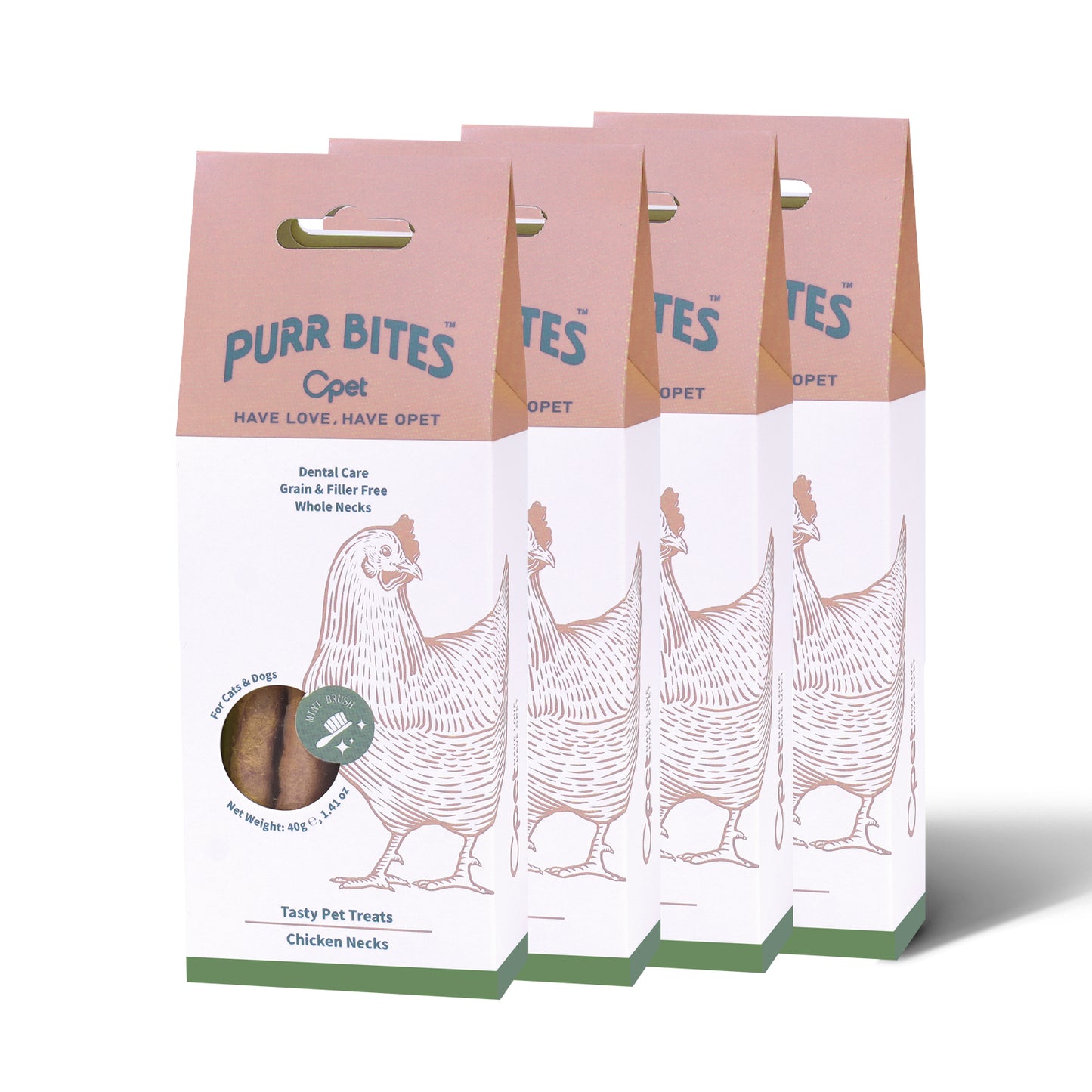 OPET Premio Liofilizado para Gatos (Cuello de pollo, 40g)