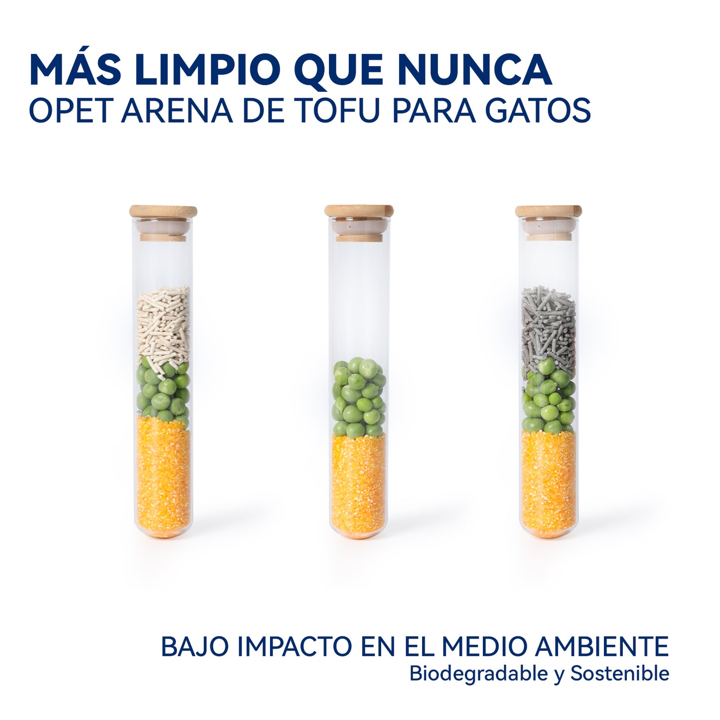 OPET Arena de Tofu para Gatos 100% Natural 7,3kg