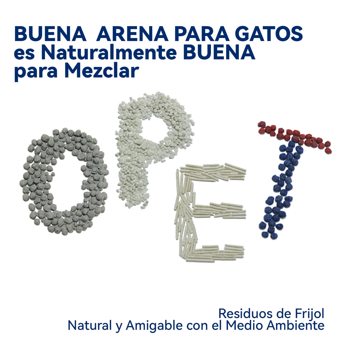 OPET Arena para Gatos Aglomerante de Tofu Mixta 2.4kg*6