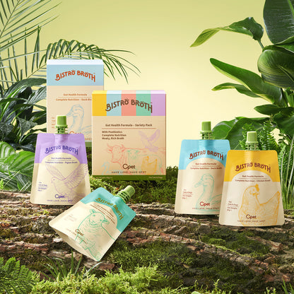 OPET Bistro Broth Comida Húmeda para Gatos 85g (Sabores mixtos, Paquete de 5)