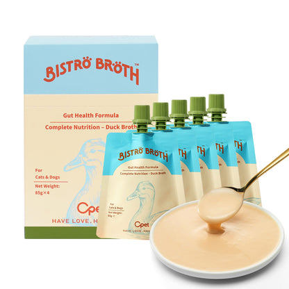 OPET Bistro Broth Comida Húmeda para Gatos 85g (Carne de res, paquete de 4)