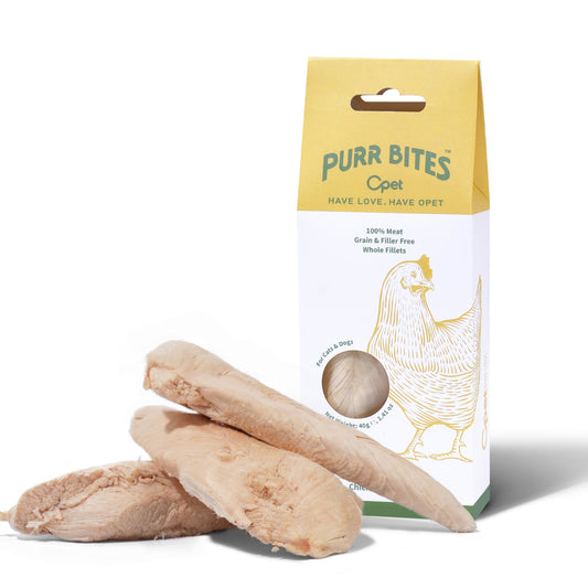 OPET Premio Liofilizado para Gatos (Filetes de pechuga de pollo enteros, 40 g)