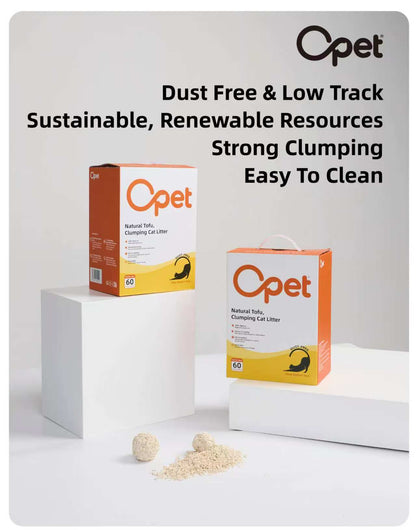 OPET Arena de Tofu para Gatos (2.4kg*2）