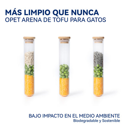 OPET Arena de Tofu para Gatos 100% Natural 7,3kg