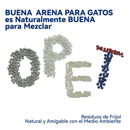 OPET Arena para Gatos Aglomerante de Tofu Mixta 2.4kg*6