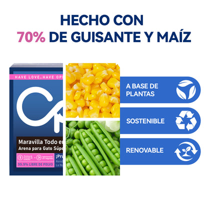 OPET 5 EN 1 Mixta Arena de Tofu para Gatos 8,2kg