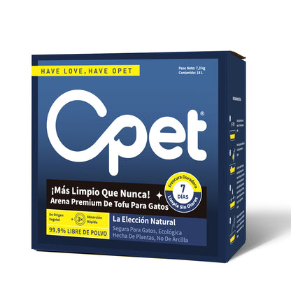 OPET 100% Natural Tofu Cat Litter 7.3kg