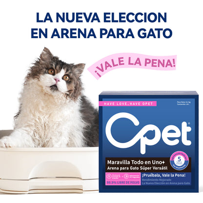 OPET 5 EN 1 Mixta Arena de Tofu para Gatos 8,2kg